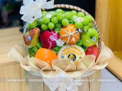 Quà Tặng Sức Khỏe Lên Ngôi – Giỏ Trái Cây Tam Fruit Được Ưa Chuộng