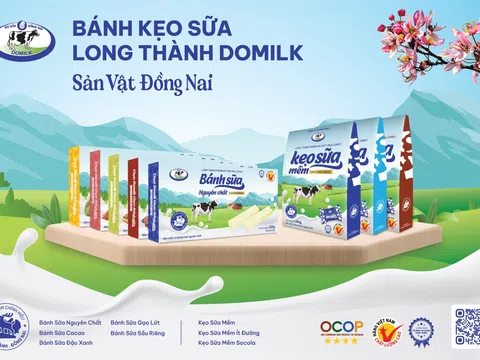 Domilk làm mới sản phẩm bánh kẹo sữa Long Thành với dòng sản phẩm Premium nhiều cảm hứng sáng tạo, nhân văn