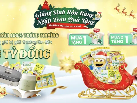 Đến ngay các cửa hàng mẹ bé gần nhất để nhận quà từ Dr.Maya