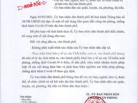 TP Hải Phòng hủy quy định bắt người địa phương khác có "giấy đi lại" mới được vào thành phố