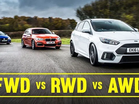 Các loại xe 2WD, 4WD, AWD, FWD và RWD là như thế nào?