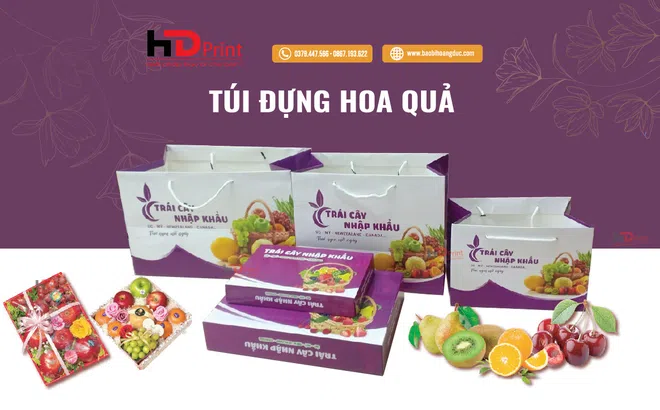 In túi đựng hoa quả - Nâng tầm nông sản Việt Nam
