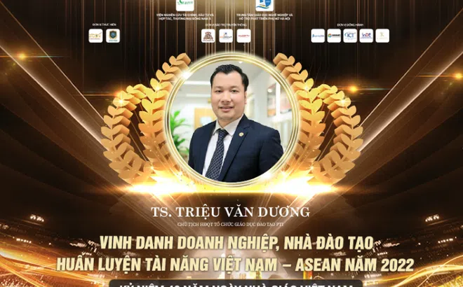 Tổ chức giáo dục đào tạo PTI – nhận Vinh Danh “Doanh nghiệp đào tạo-huấn luyện xuất sắc Việt Nam – Asean năm 2022”