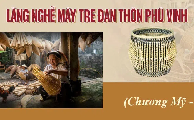 Làng nghề Mây Tre Đan thôn Phú Vinh