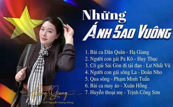 NSƯT Hương Giang làm mới ca khúc về chủ đề “Những Ánh Sao Vuông”
